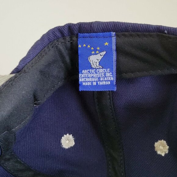 Alaska Ballcap Eagle Blue Adjustable Back Artic Circle - Picture 7 of 7